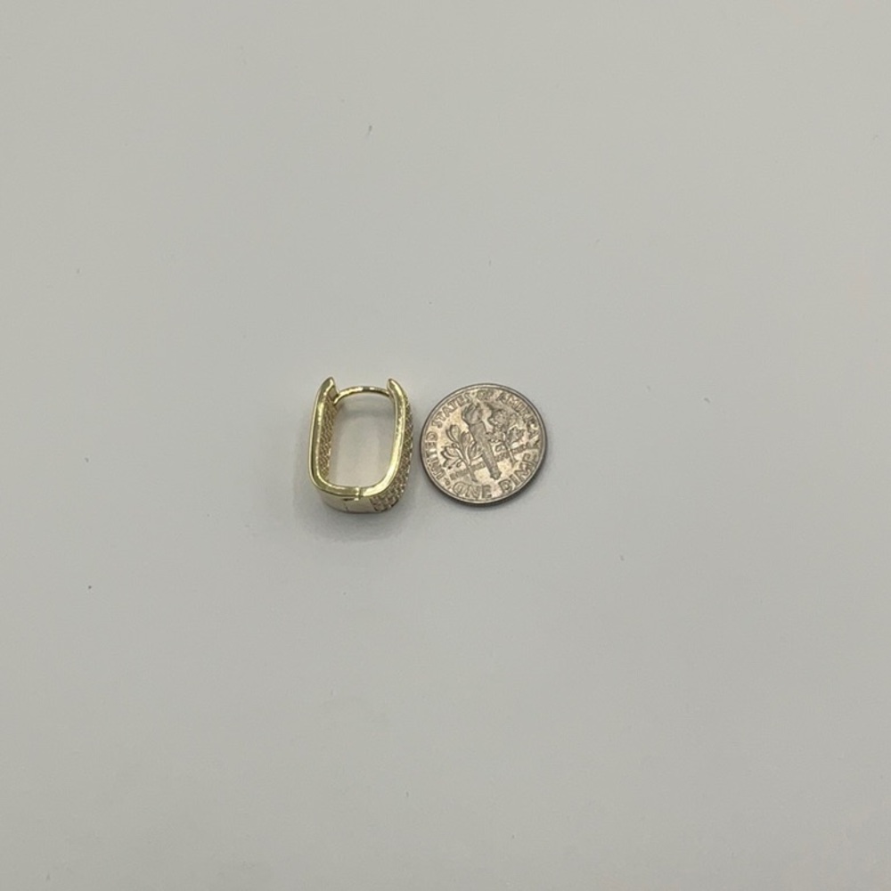 18k Inside-out Hoop Earrings - Picture 11 of 11